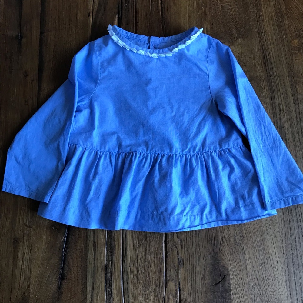 Jacadi Girls' Peplum Blouse